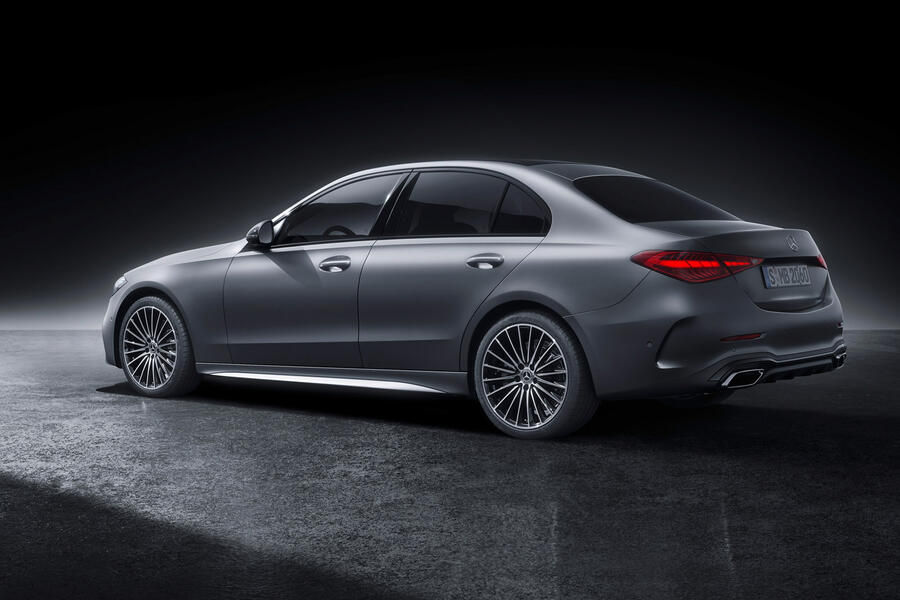 95 Mercedes benz c class 2021 official images studio static rear