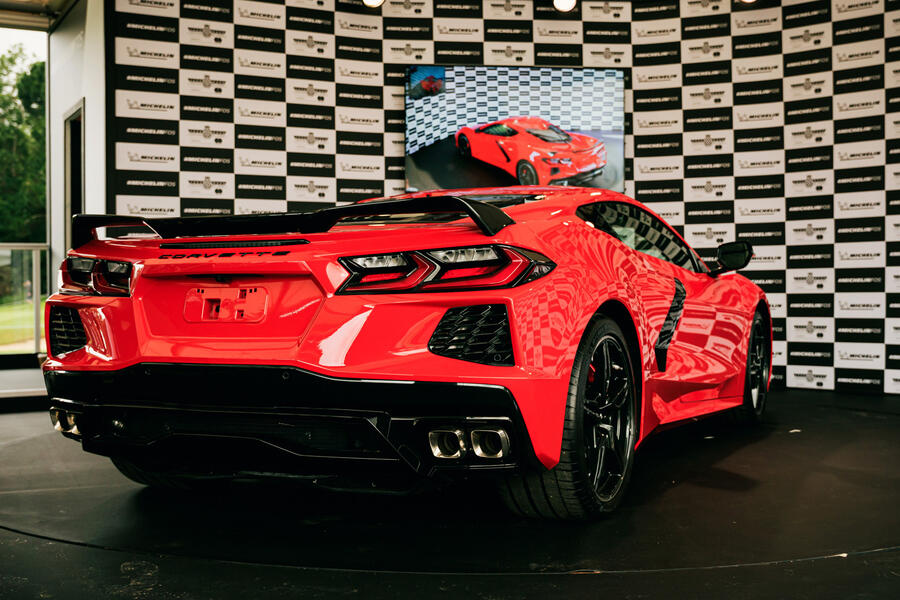 96 Corvette c8 rhd 2021 official reveal rear