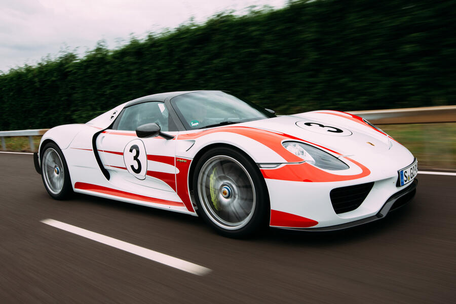 96 Fastest cars tested by autocar porsche 918 spider