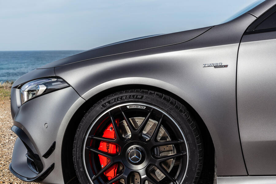 96 Mercedes amg a45s 2019 official reveal alloy wheels