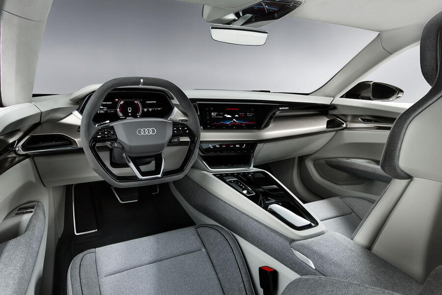 97 Audi etron gt concept official reveal cabin