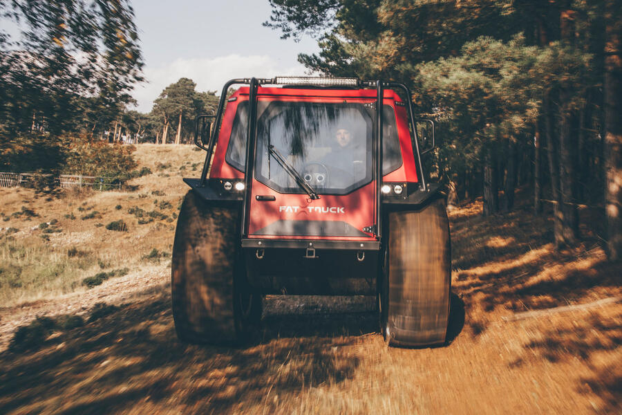 97 Fat truck 2021 drive tracking front