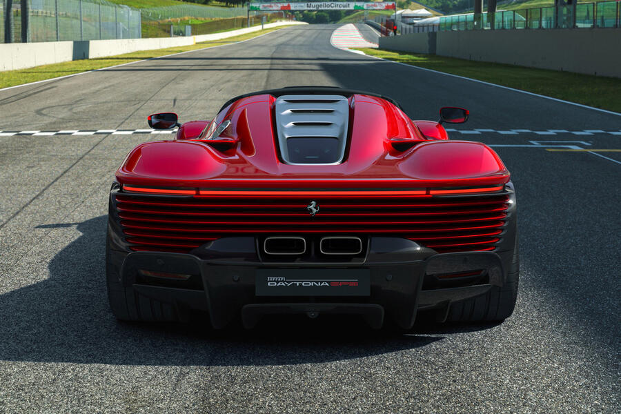 97 Ferrari daytona sp3 official reveal rear end