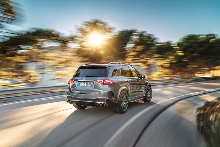 97 Mercedes gle53 official press hero rear