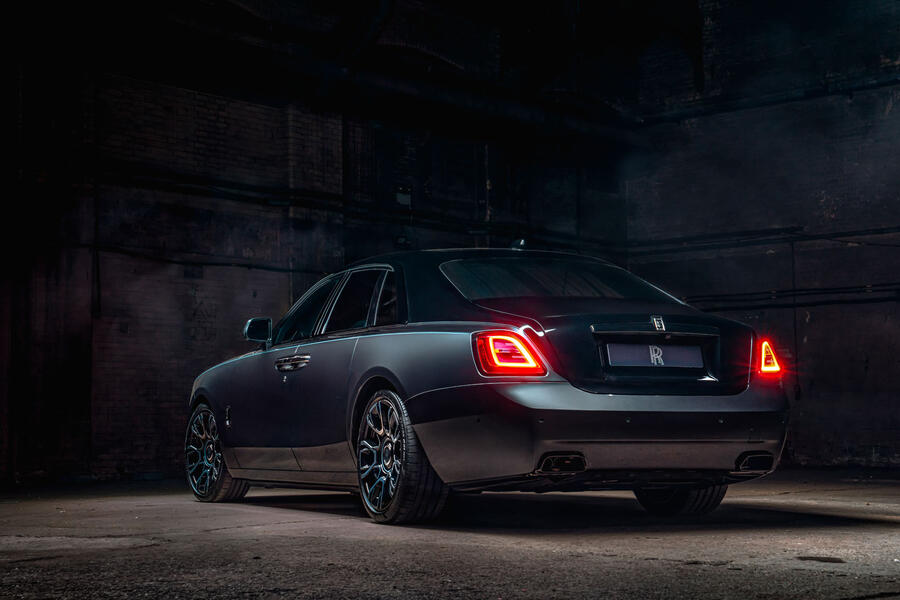 97 Rolls ghost black badge 2021 official images rear