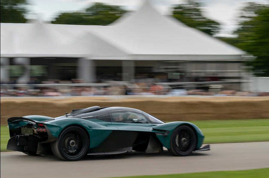 98 Aston martin valkyrie goodwood passenger ride hero side 0