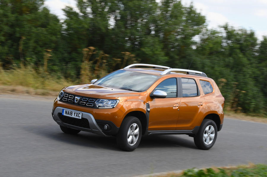 98 Dacia duster cornering front