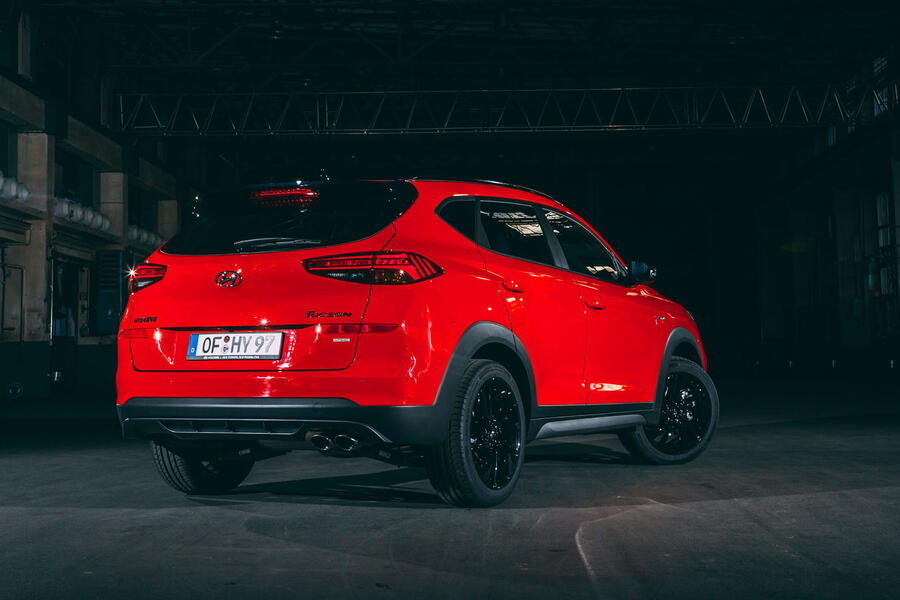 98 Hyundai tucson n line 2019 reveal hero rear