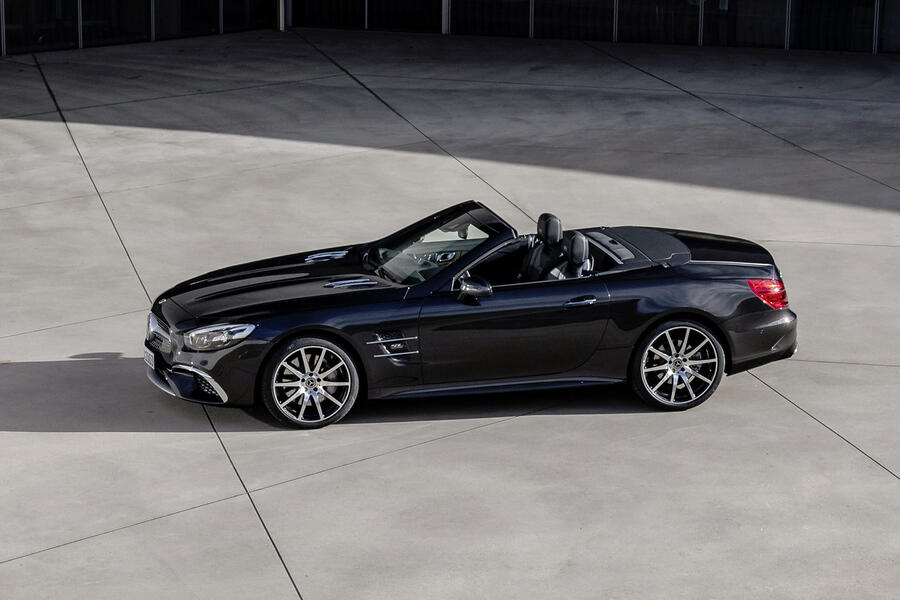 98 Mercedes sl grand edition hero side