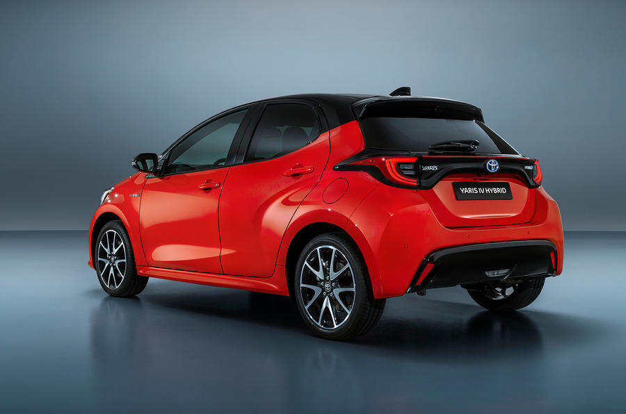98 Toyota yaris 2019 facelift official studio rear 0