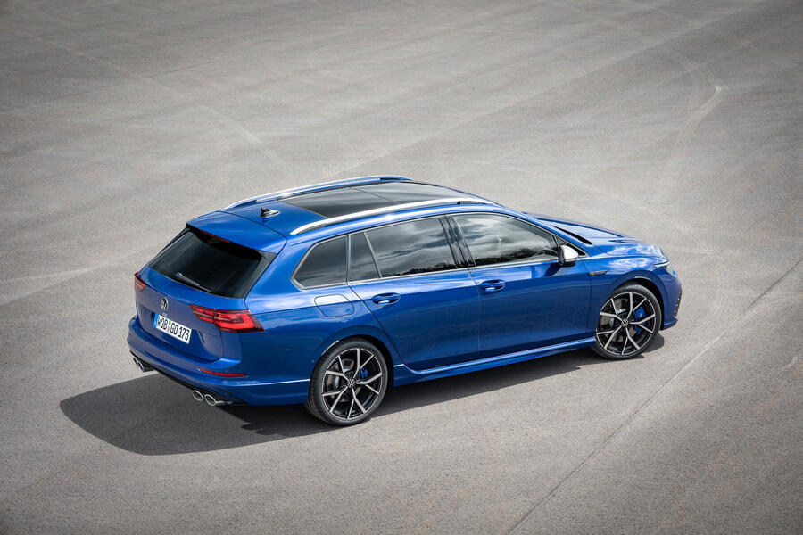 98 Volkswagen golf r estate 2021 official reveal static rear