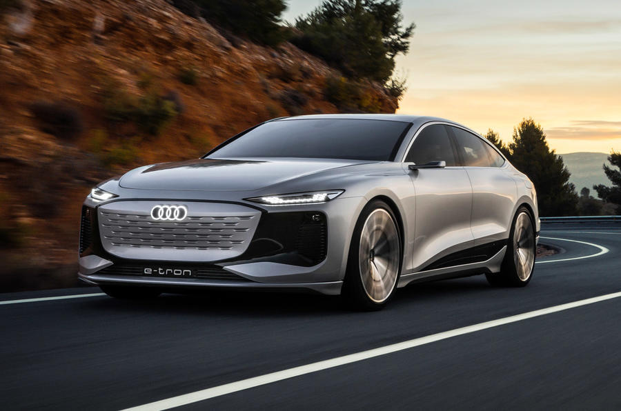 99 Audi a6 e tron concept official tracking front