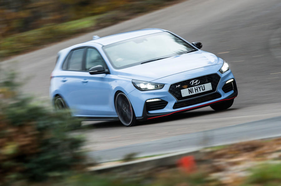9 Hyundai i30n cornering