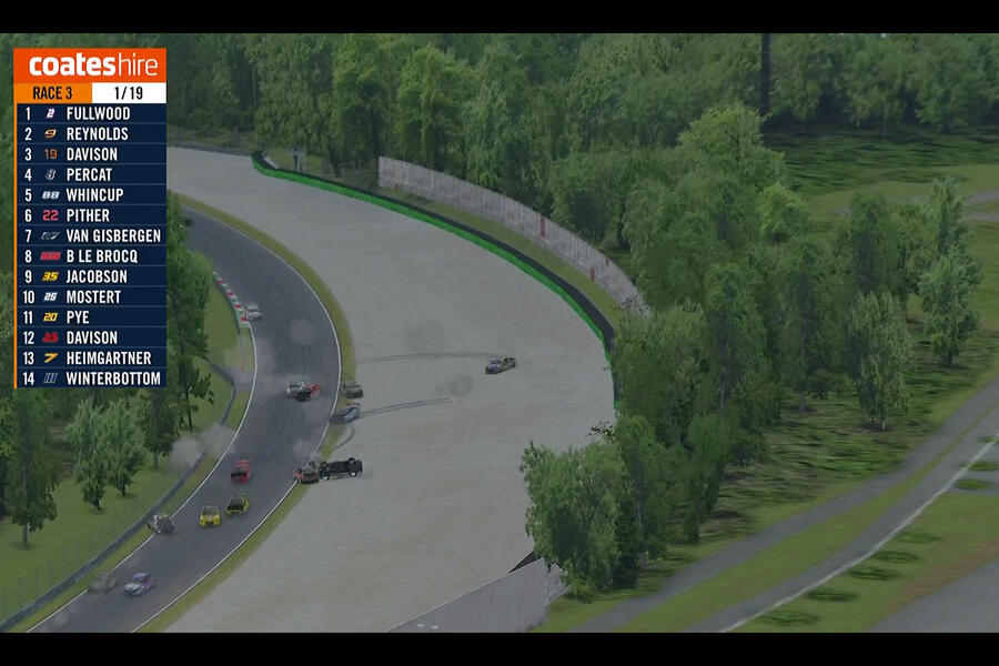 Australian supercars iracing stream screenshot 5