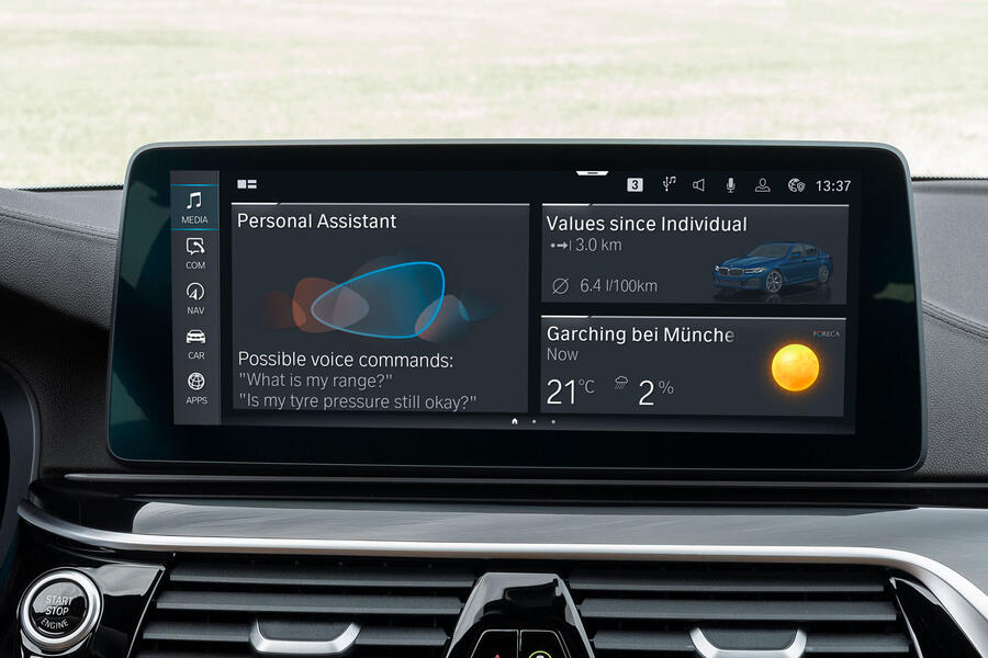 Bmw intelligent personal assistant widget
