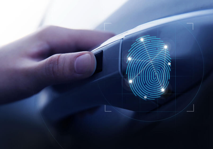 Hyundai fingerprint technology press photo1