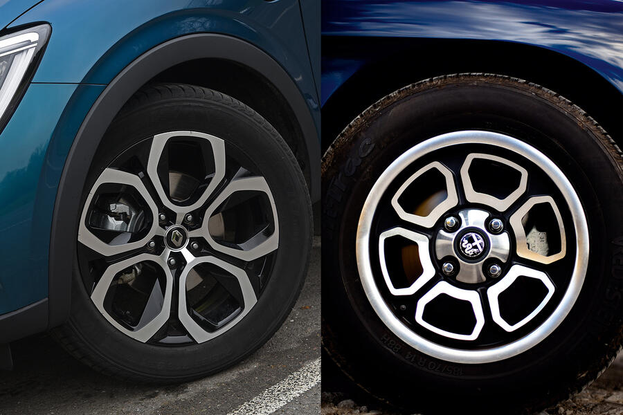 Renault arkana vs alfa romeo wheels