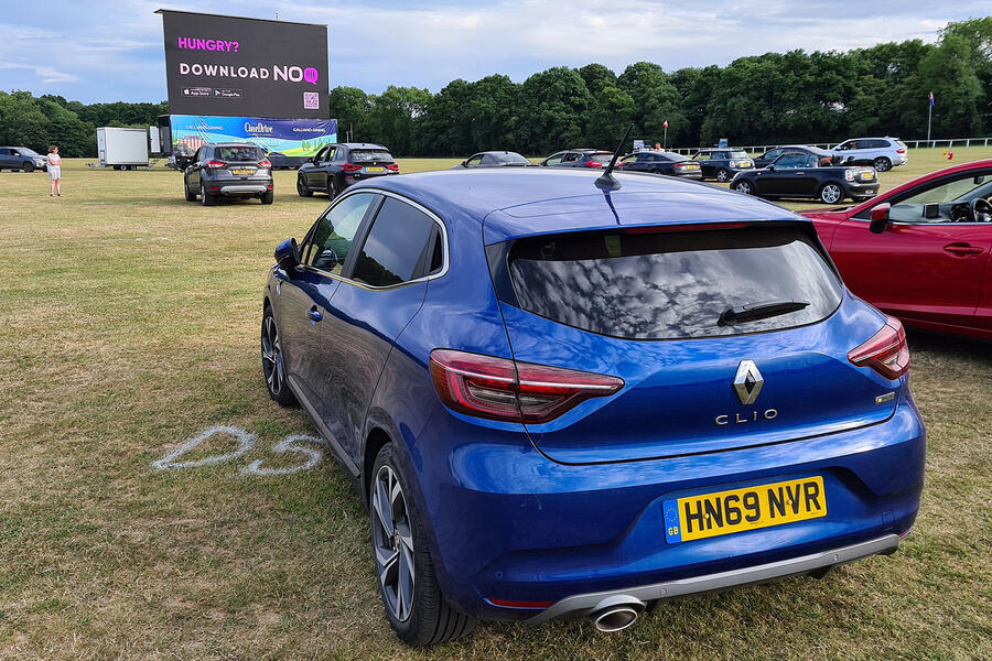 Renault clio drive in cinema