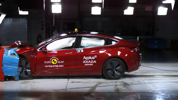 Tesla model 3 crash test