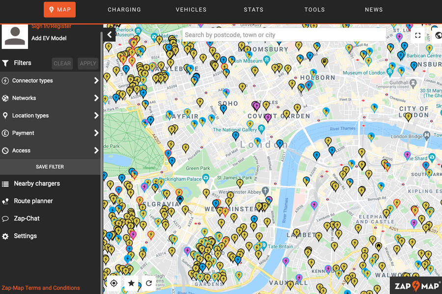 Zapmap screenshot