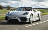 Porsche 718 Spyder 2020 road test review - hero front