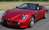 Alfa Romeo 8C Spider front quarter