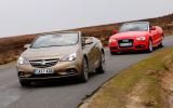 Top down, looking up - Vauxhall Cascada versus Audi A5