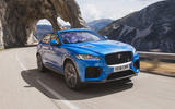 Jaguar F-Pace SVR 2019 first drive review - hero front