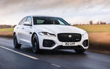 1 Jaguar XF 2021 UK first drive review hero front