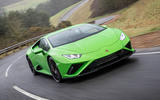 Lamborghini Huracan EVO RWD 2020 UK first drive review - hero front