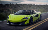 McLaren 600LT Spider 2019 first drive review - hero front