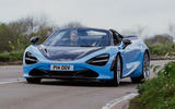 McLaren 720S Spider 2019 UK first drive - hero front Richard Lane