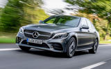 Mercedes-Benz C-Class C200 AMG Line 2018 UK review hero front