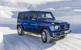 Mercedes-Benz G-Class G350d 2018 first drive review - snow front