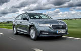 1 Skoda Octavia E Tec hybrid 2021 UK first drive review hero front