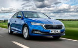 Skoda Octavia hatchback 2020 UK first drive review - hero front