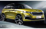 2020 Skoda Kamiq GT design sketch - front