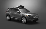 Volvo Uber autonomous taxi