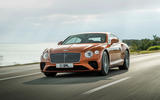 Bentley Continental GT V8 2019 official press - front