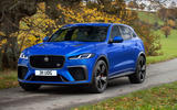 Jaguar F-Pace SVR MY2021 official reveal - hero front