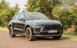 Porsche Macan prototype 2018 hero front