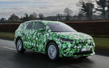 2020 Skoda Enyaq prototype first drive - tracking front