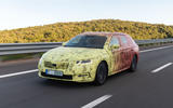 2020 Skoda Octavia prototype camouflaged drive - hero front