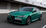 alfa romeo giulia quadrifoglio 100years review 01 tracking front