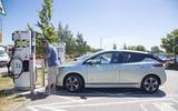 Nissan Leaf charging