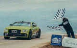 Bentley Continental GT pikes peak 2019 record holder - hero