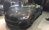 BMW 8 Series convertible at LA motor show - front