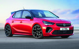 Autocar's rendering of a future Vauxhall Corsa VXR