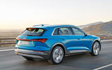 Audi E-Tron rear three-quarters