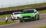 Ford Focus ST Track Pack vs Toyota GR86 front cornering